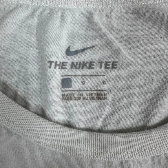 Nike Tank Top Mens Large White Good USA Olympics Sleeveless Tee Organic Cotton - Picture 2 of 8